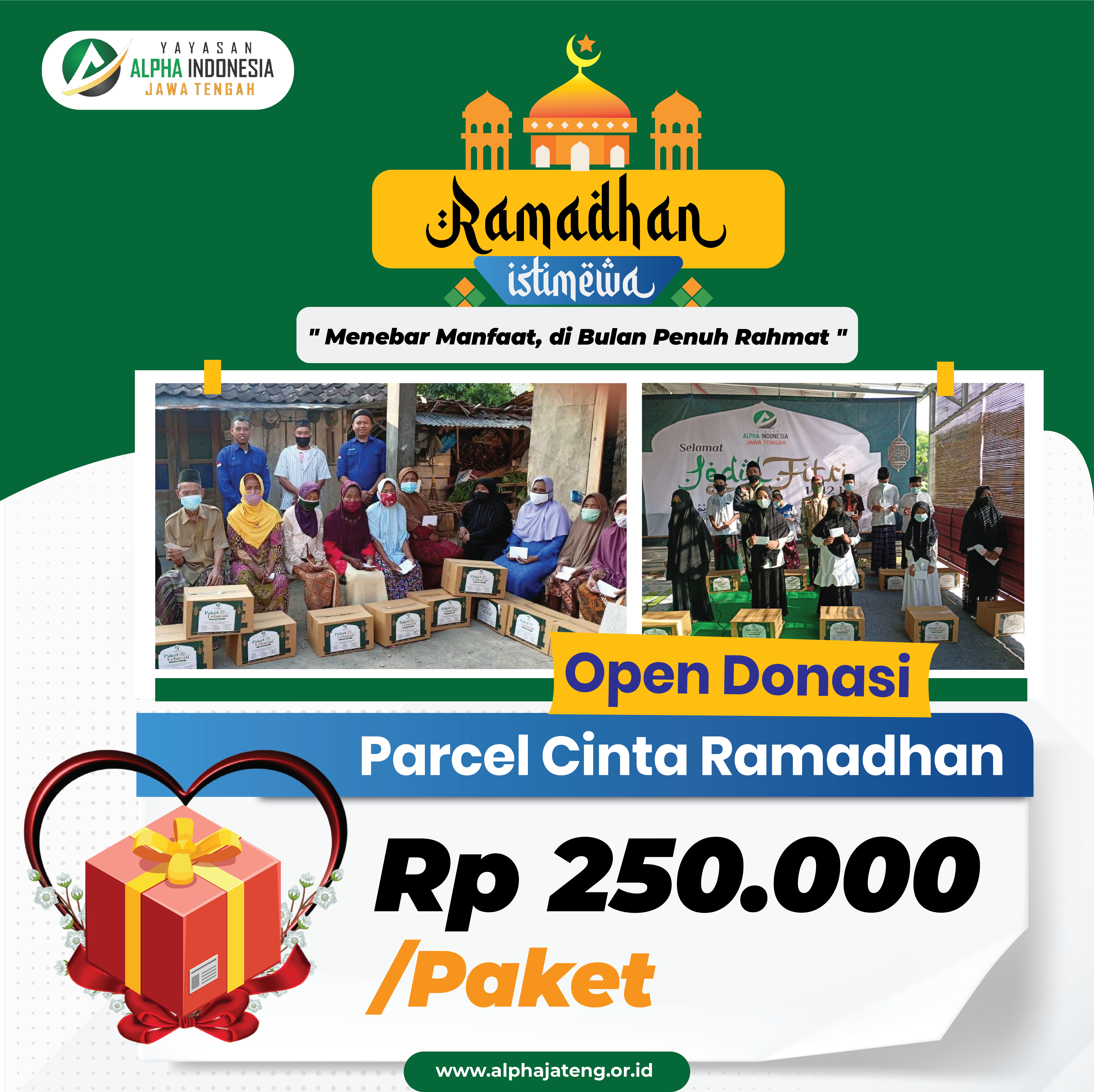 RAMADHAN ISTIMEWA ” Open Donasi Parcel Cinta Ramadhan “